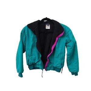 REI Girl's Green Jacket Fleece-Lined Size 12 / 14
